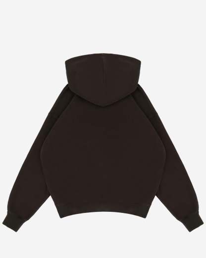 MATTE BROWN HOODIE-Fineriform