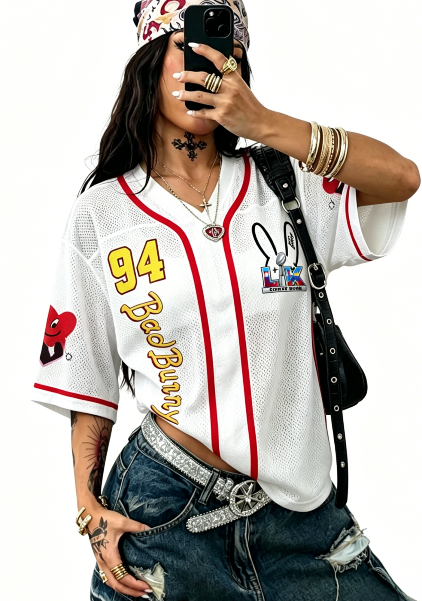 Benito bowl Y2K Crop Sport Jersey Shirts