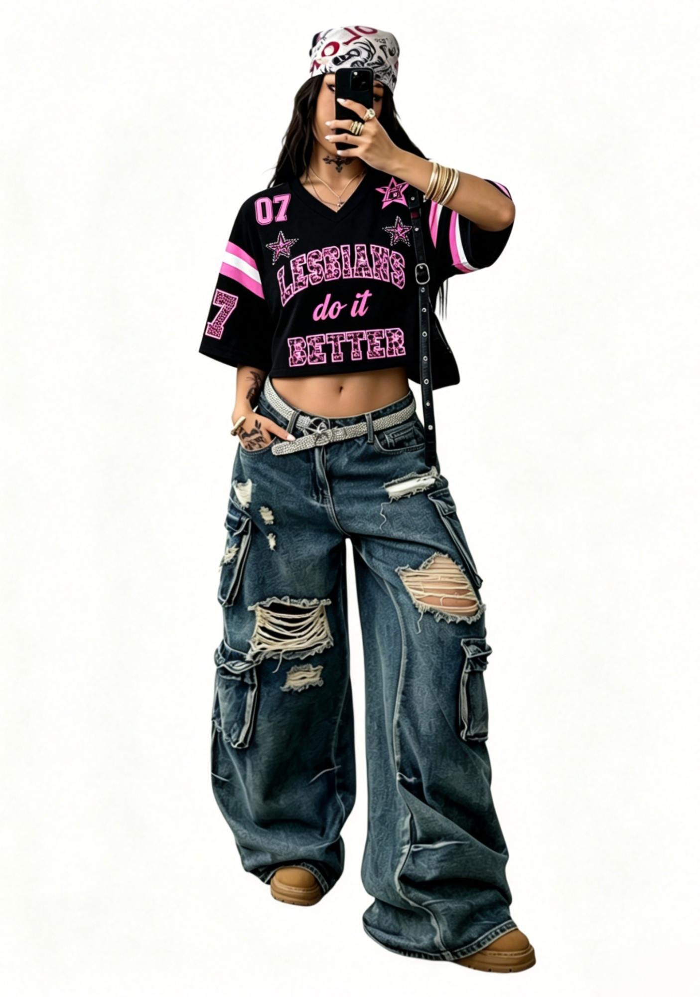 Lesbians Do It Better Y2K Crop Sport Jersey Shirts