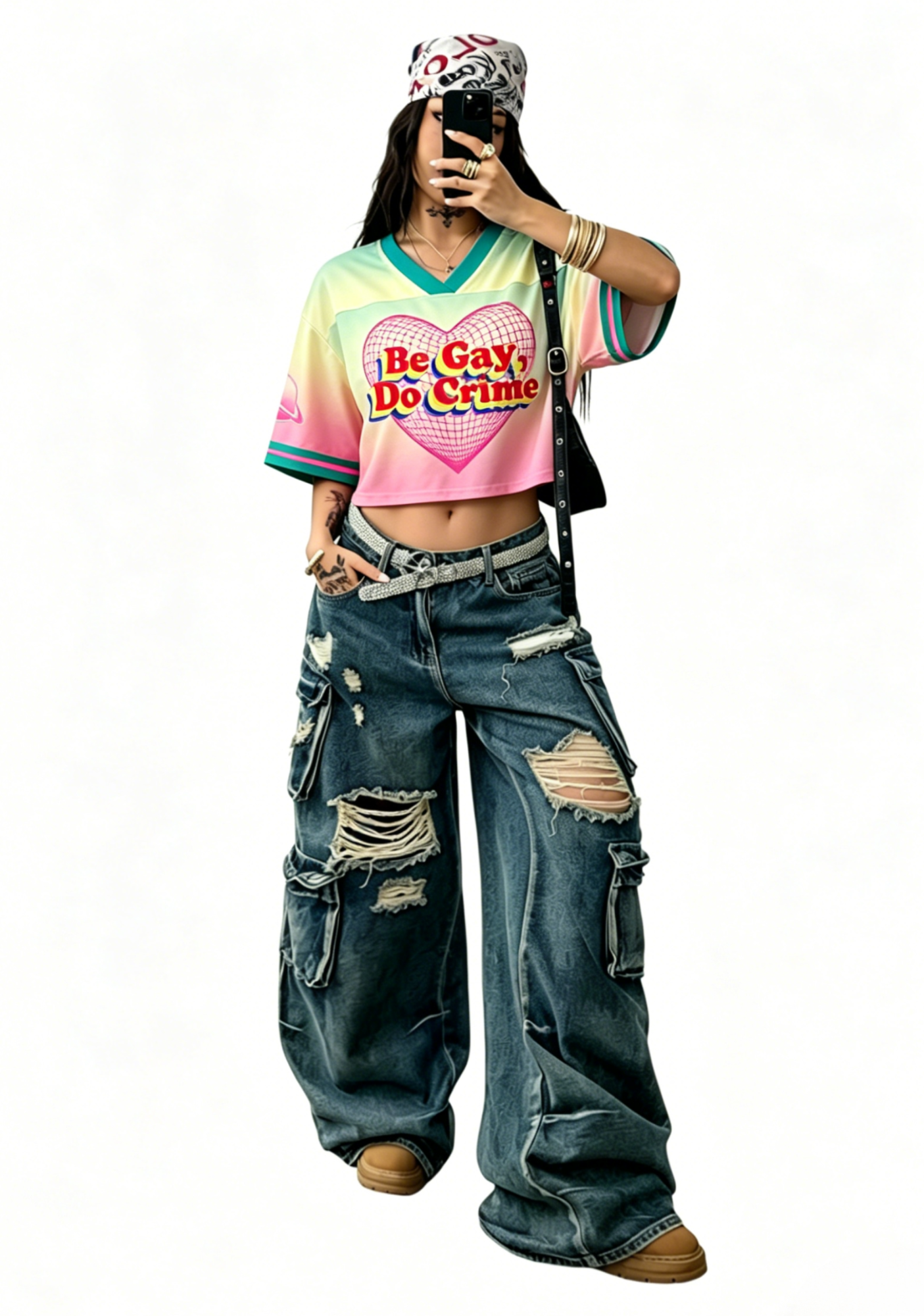 Be Gay Y2K Crop Sport Jersey Shirts
