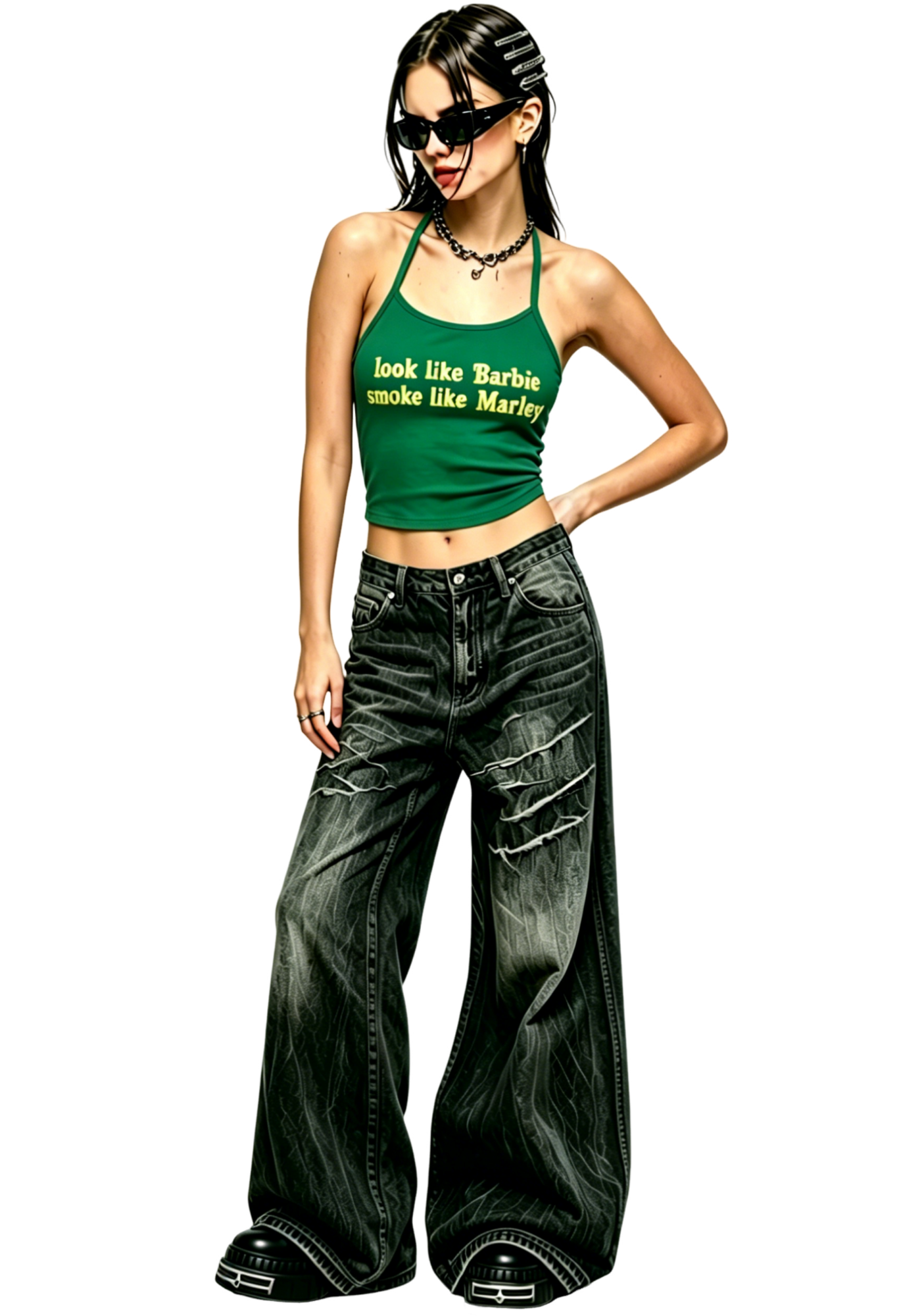 smoke-like-marley-y2k-halter-neck-cami