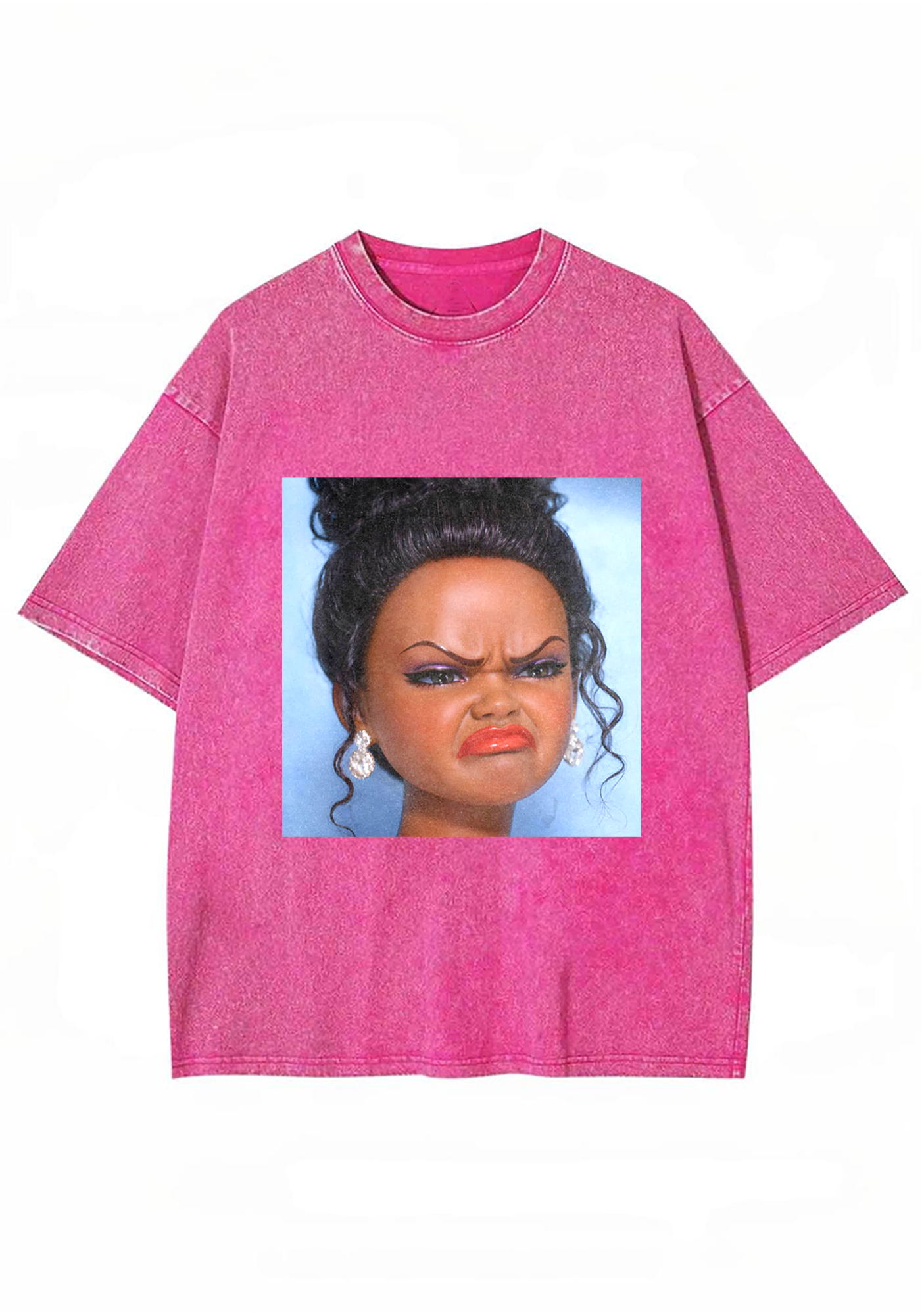 Quirky Unimpressed Barbie Washed Tee