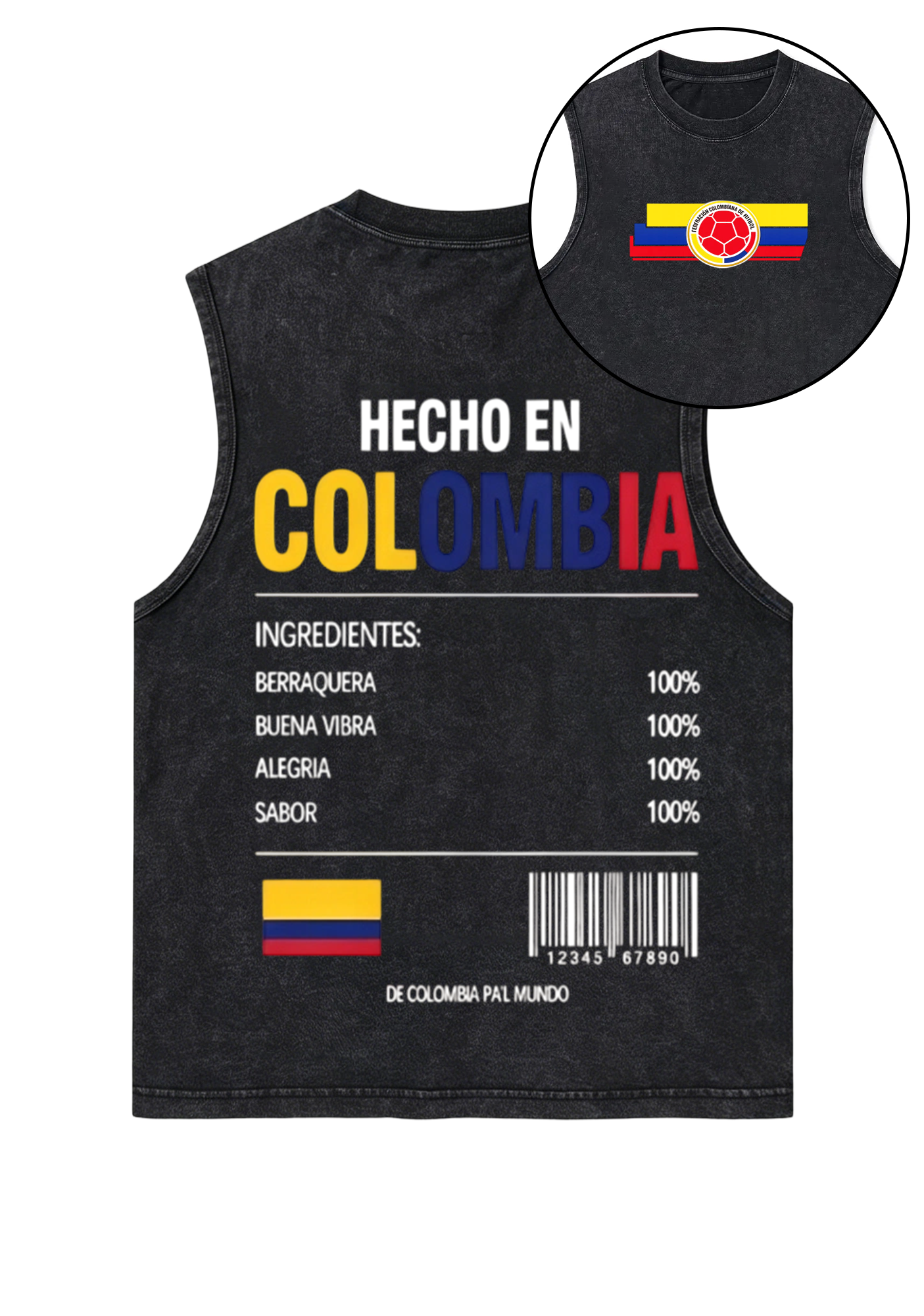 [Copy]Hecho En Colombia Washed Tank