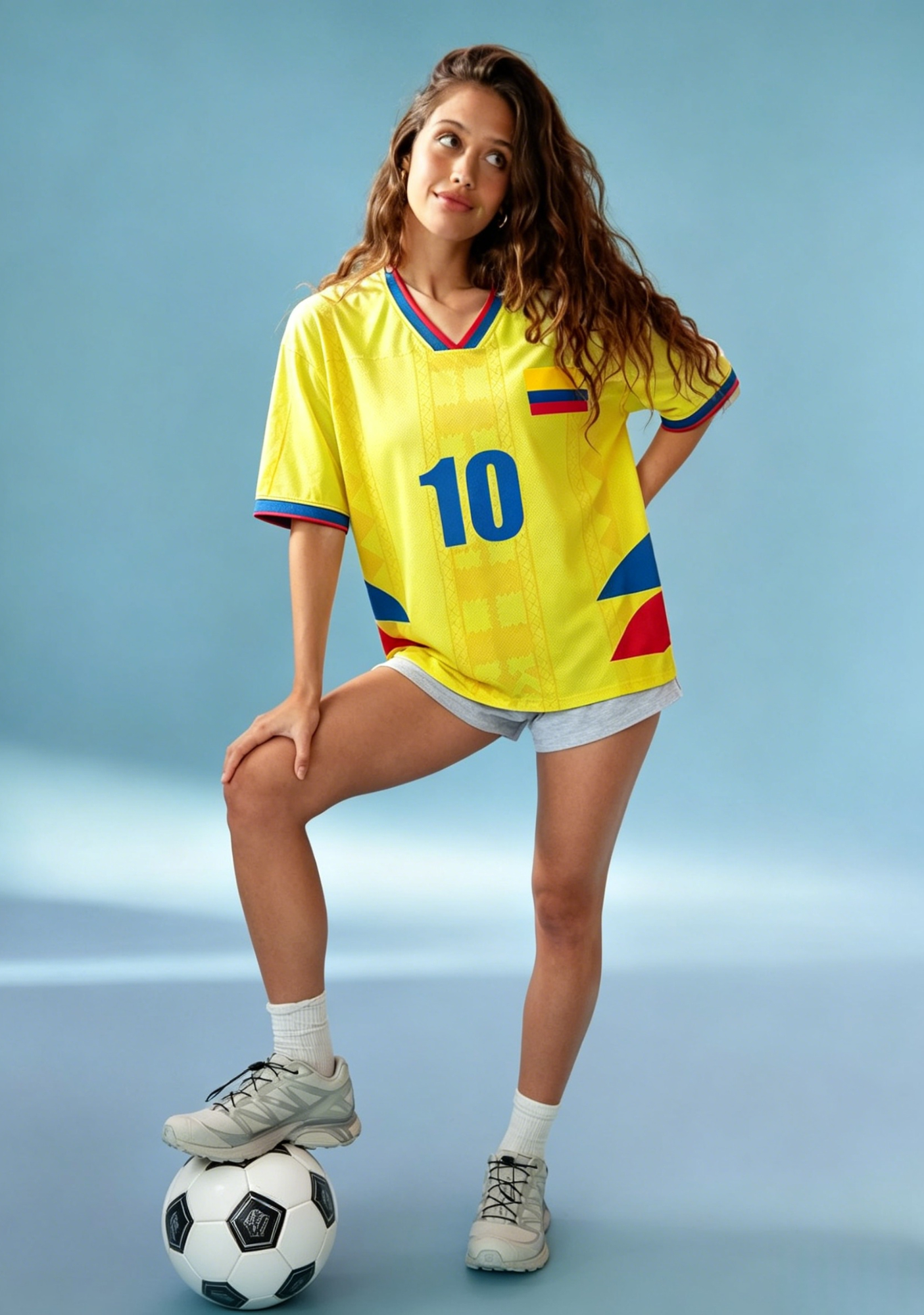 Colombia #10 Retro Mesh Jersey Shirts