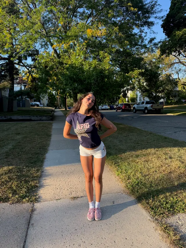 Sorority Custom Y2K Off the Shoulder Top