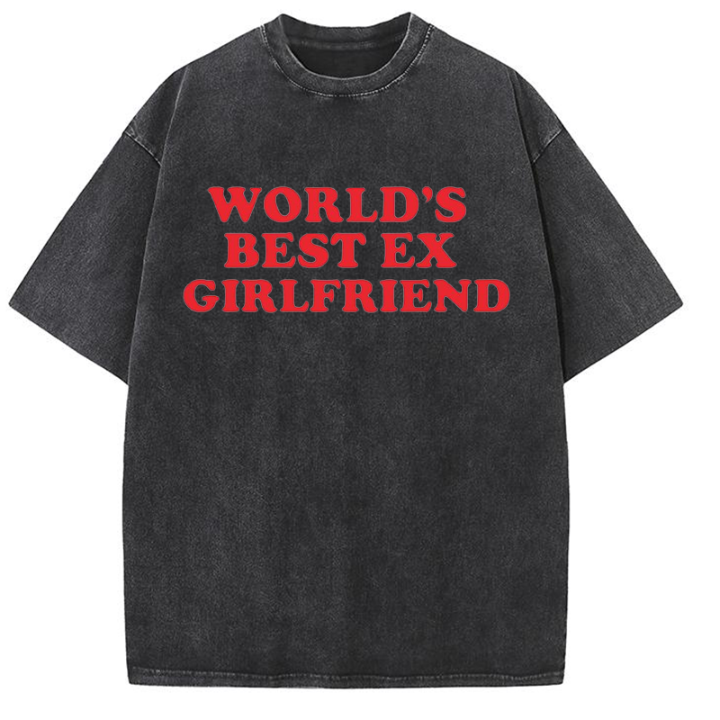 World's Best Ex Girlfriend Y2K Washed Tee