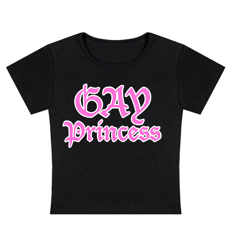 Gay Princess Y2k Baby Tee