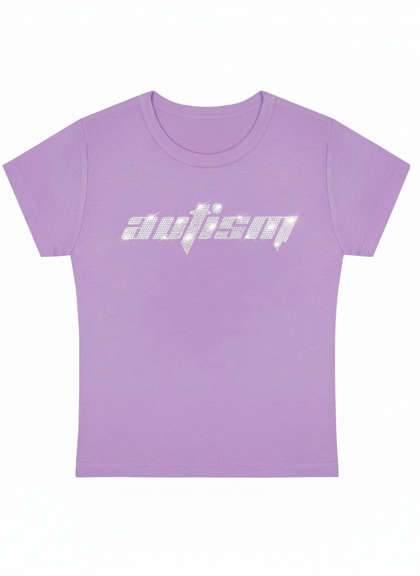 Autism Y2K Baby Tee