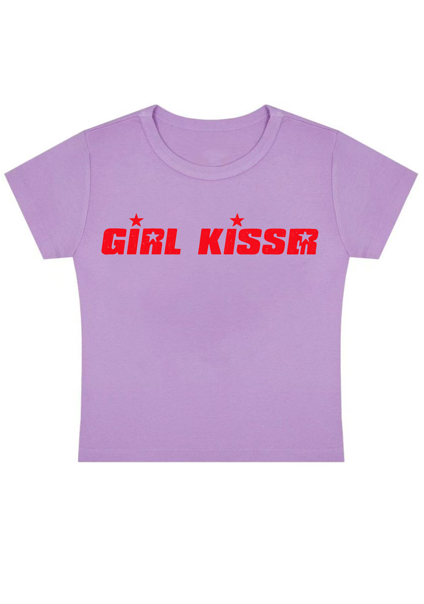 Girl Kisser Y2K Baby Tee