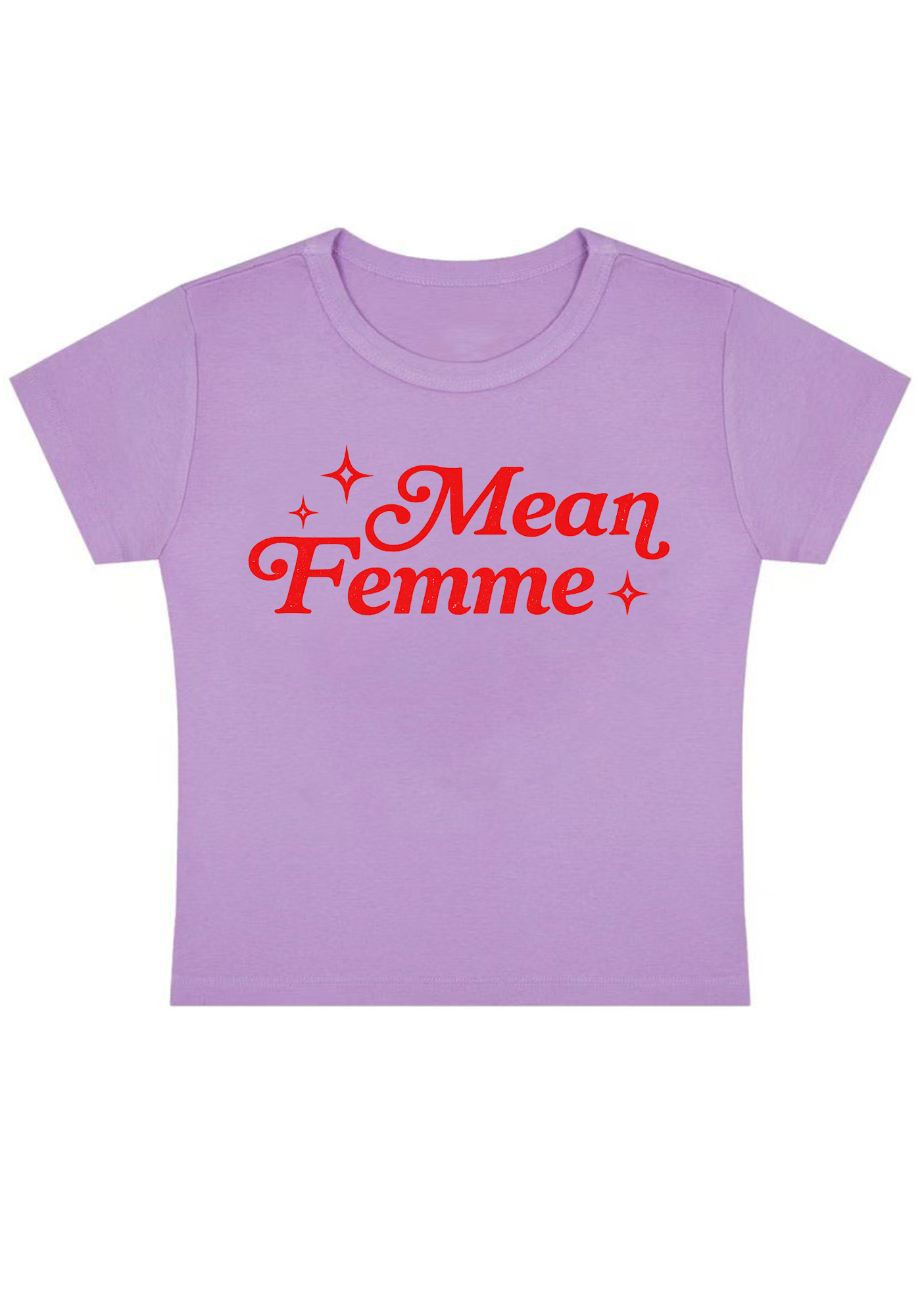 Mean Femme Y2K Baby Tee