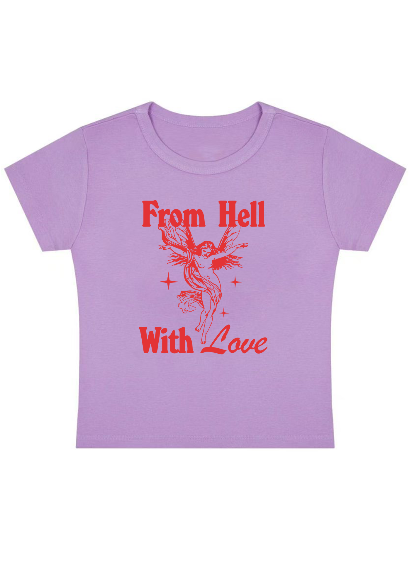 From Hell With Love Y2K Baby Tee