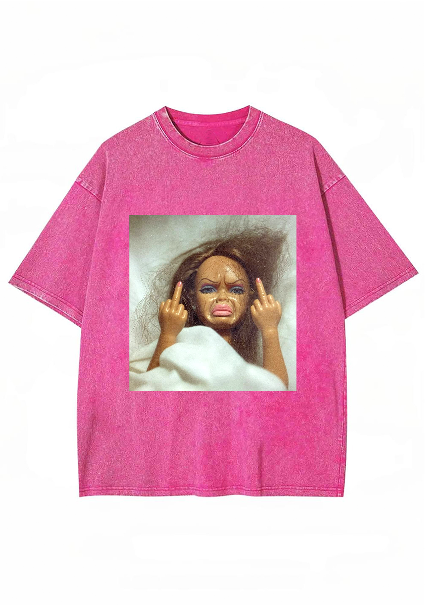 Vintage Grunge Bed Head Barbie Attitude Y2K Washed Tee