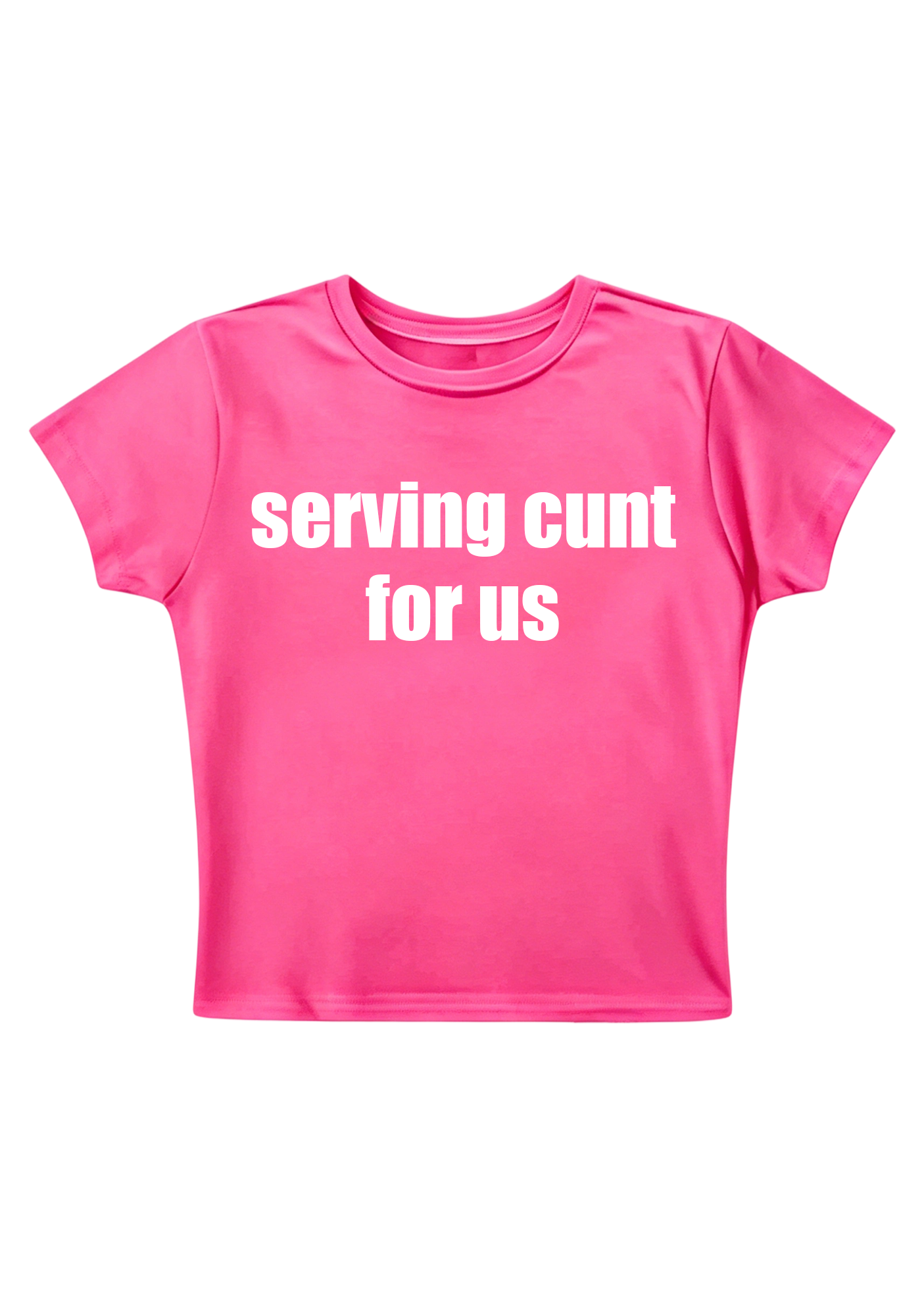 Serving Cxxt for US Y2K Baby Tee
