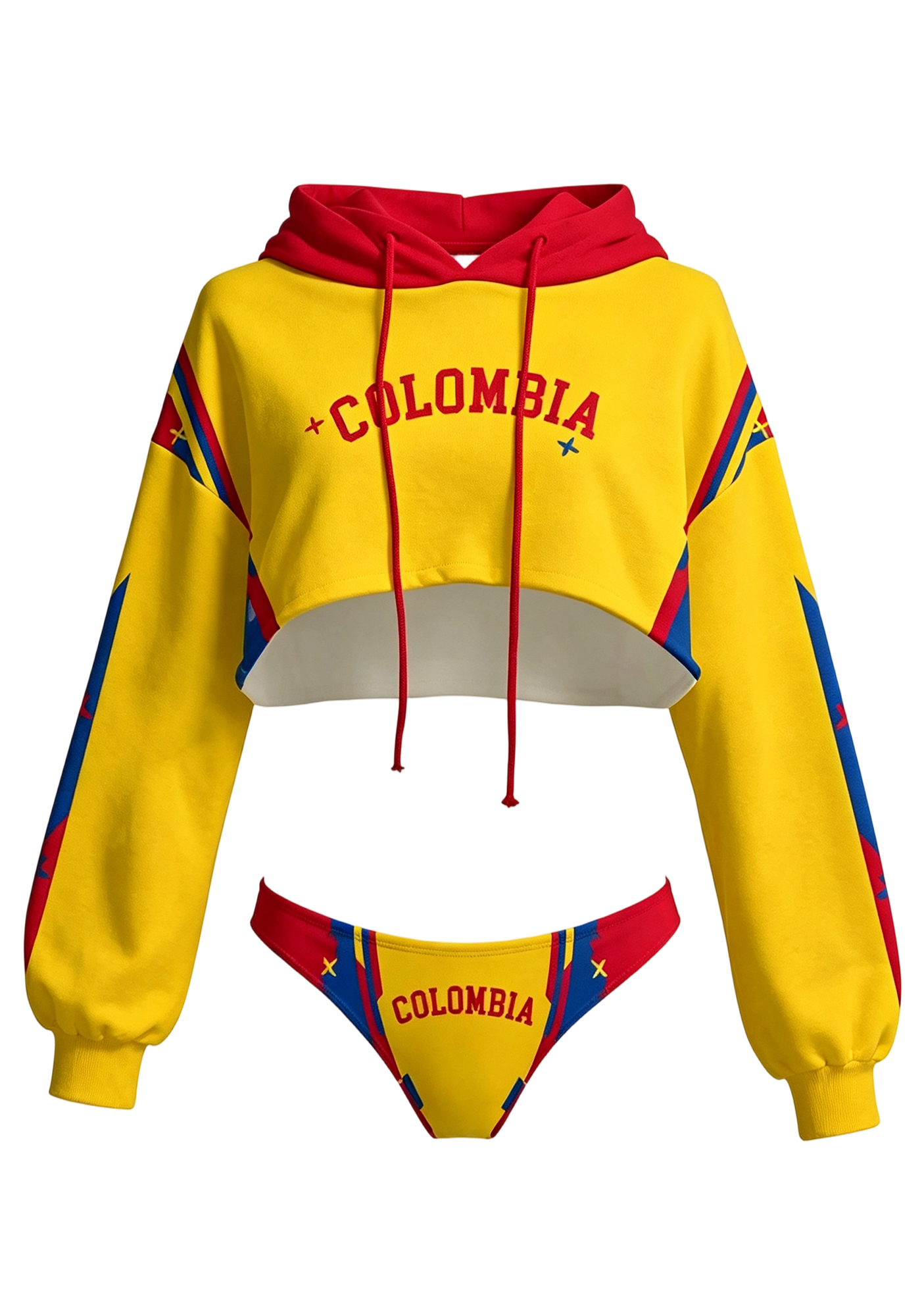 Colombia Women's Hooded Thicken Suit Set
