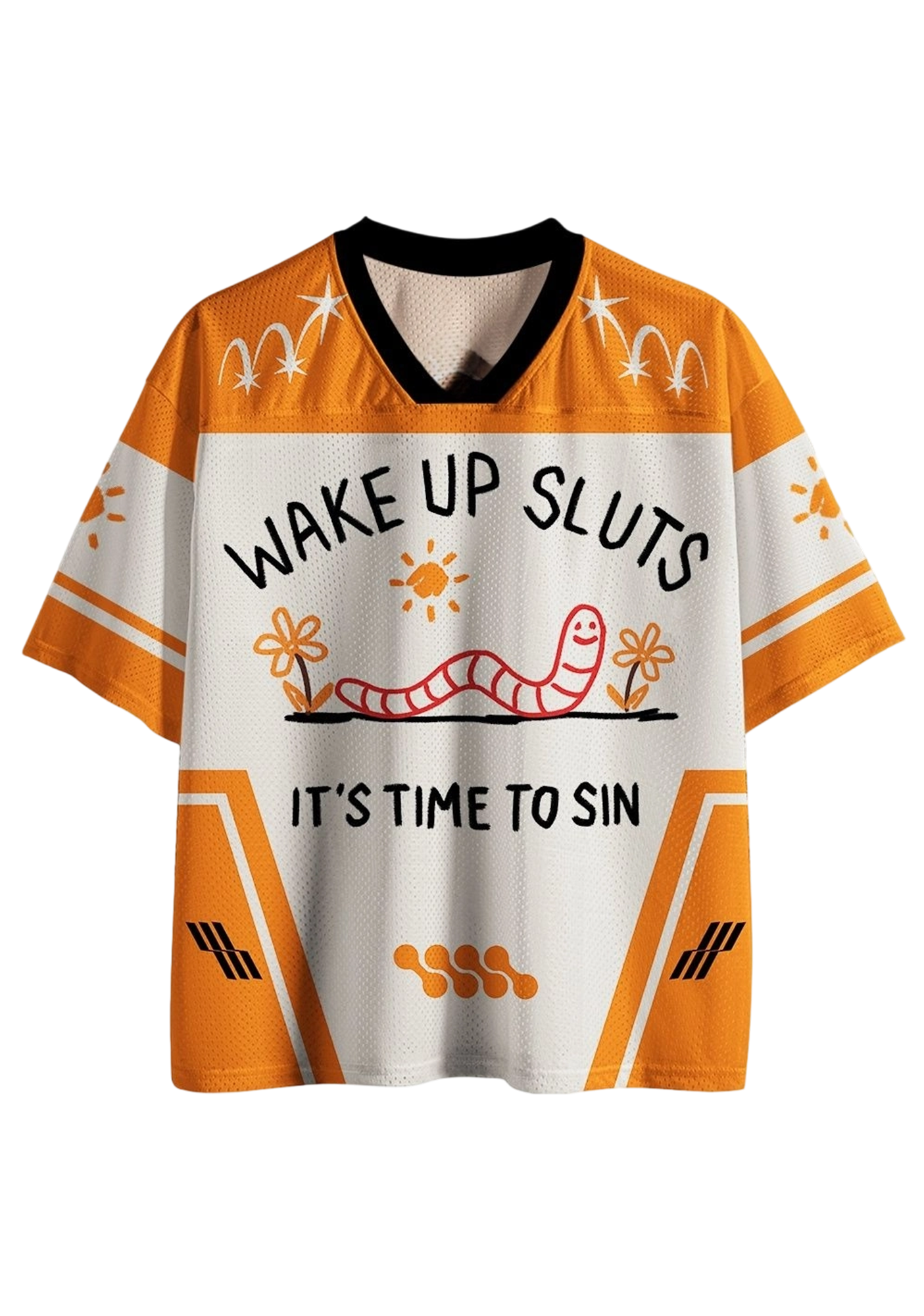 Wake Up SlutsIt's Time To Sin Jersey Shirts
