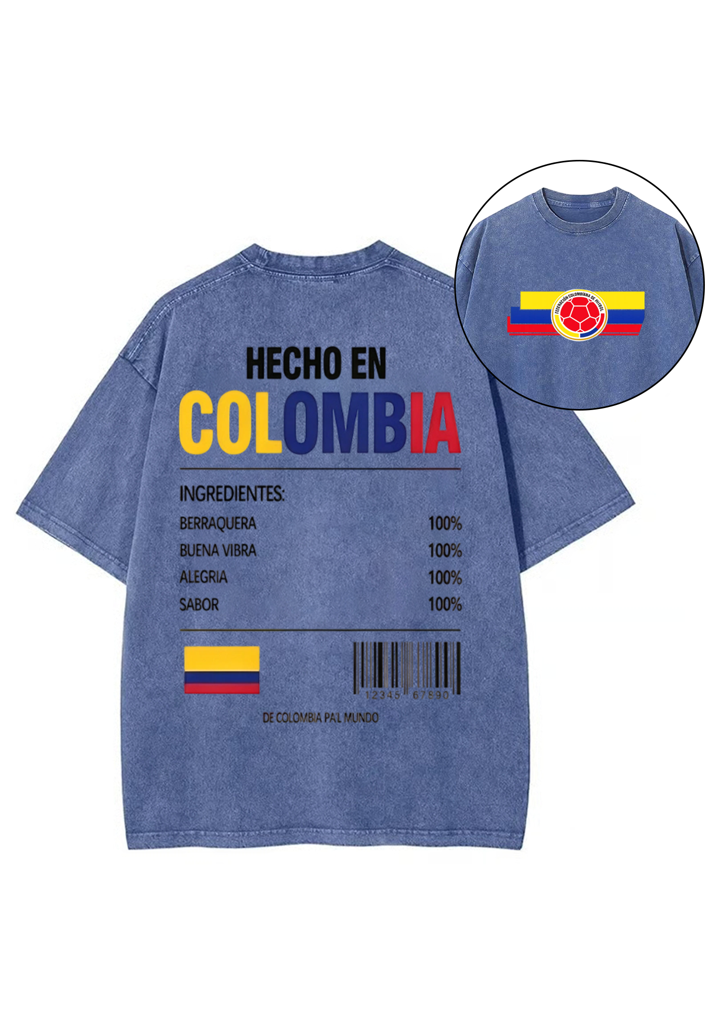 Hecho En Colombia Washed Tee