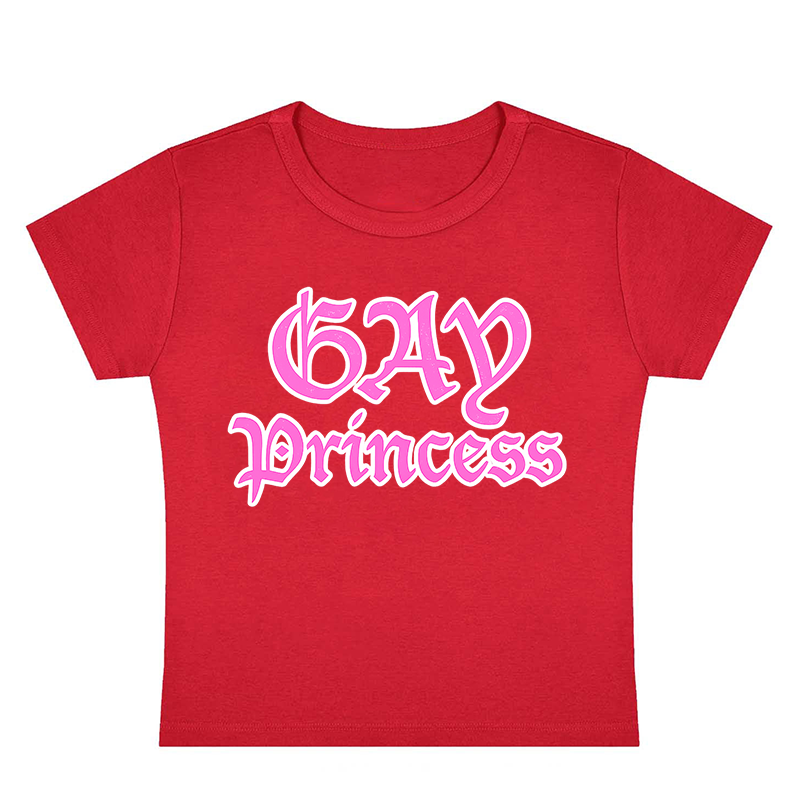 Gay Princess Y2k Baby Tee
