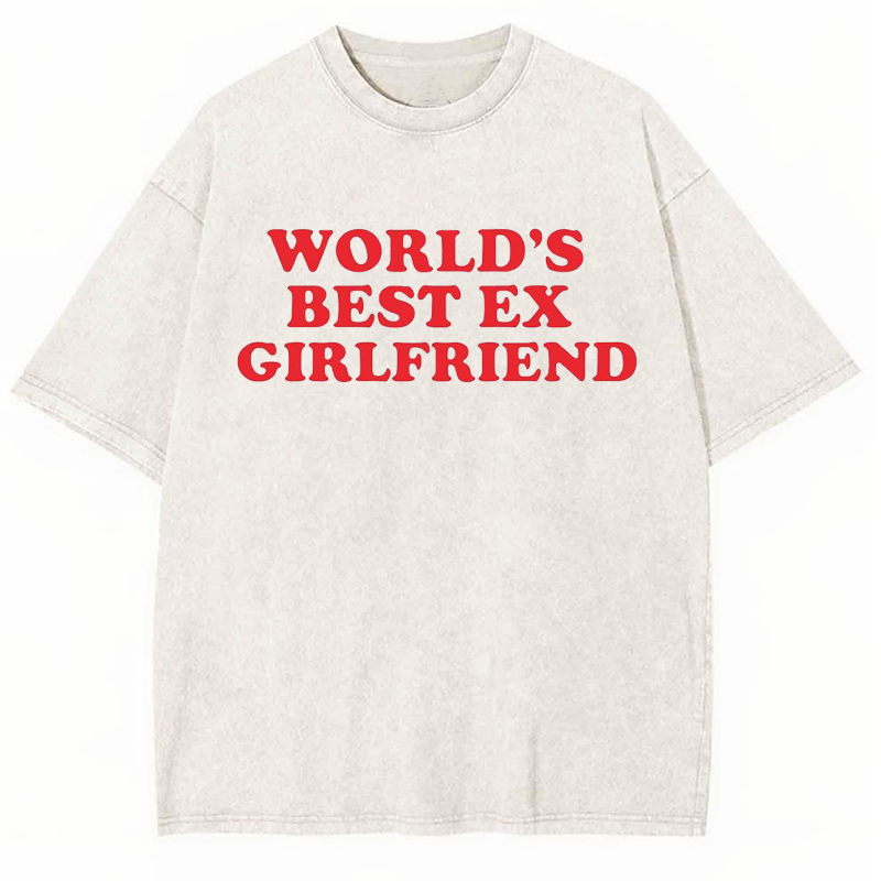 World's Best Ex Girlfriend Y2K Washed Tee