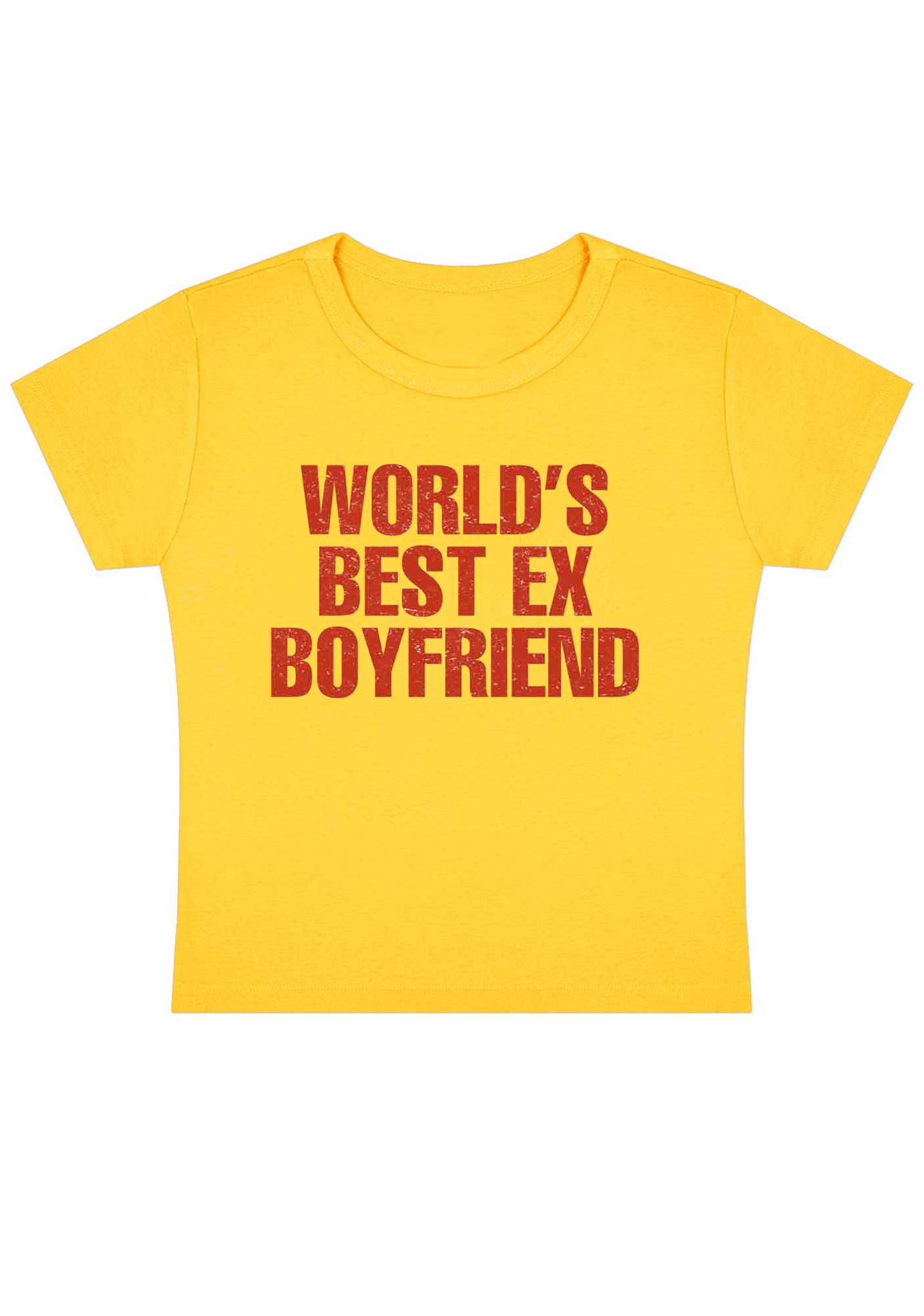 World's Best Ex Boyfriend Y2k Baby Tee