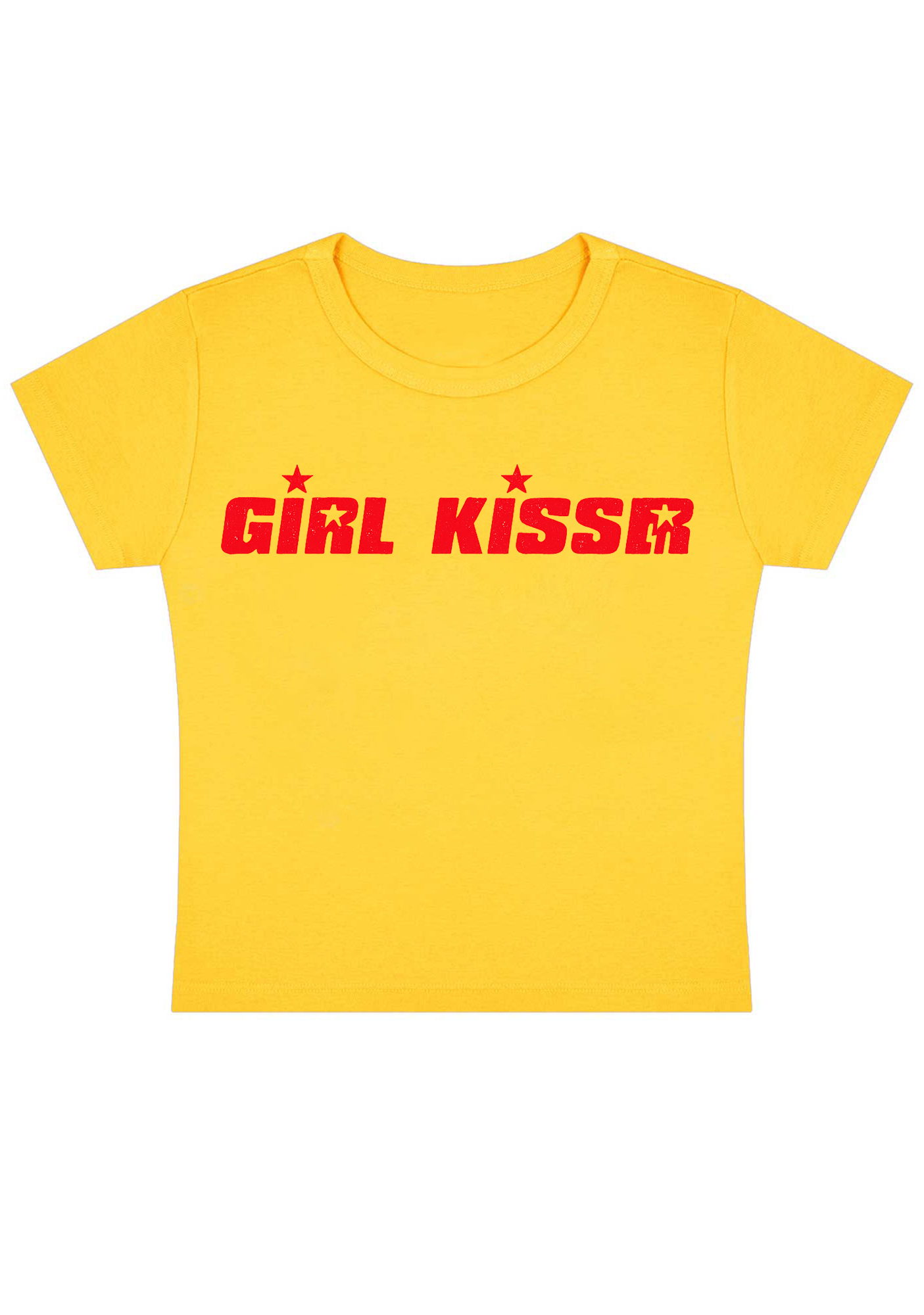 Girl Kisser Y2K Baby Tee