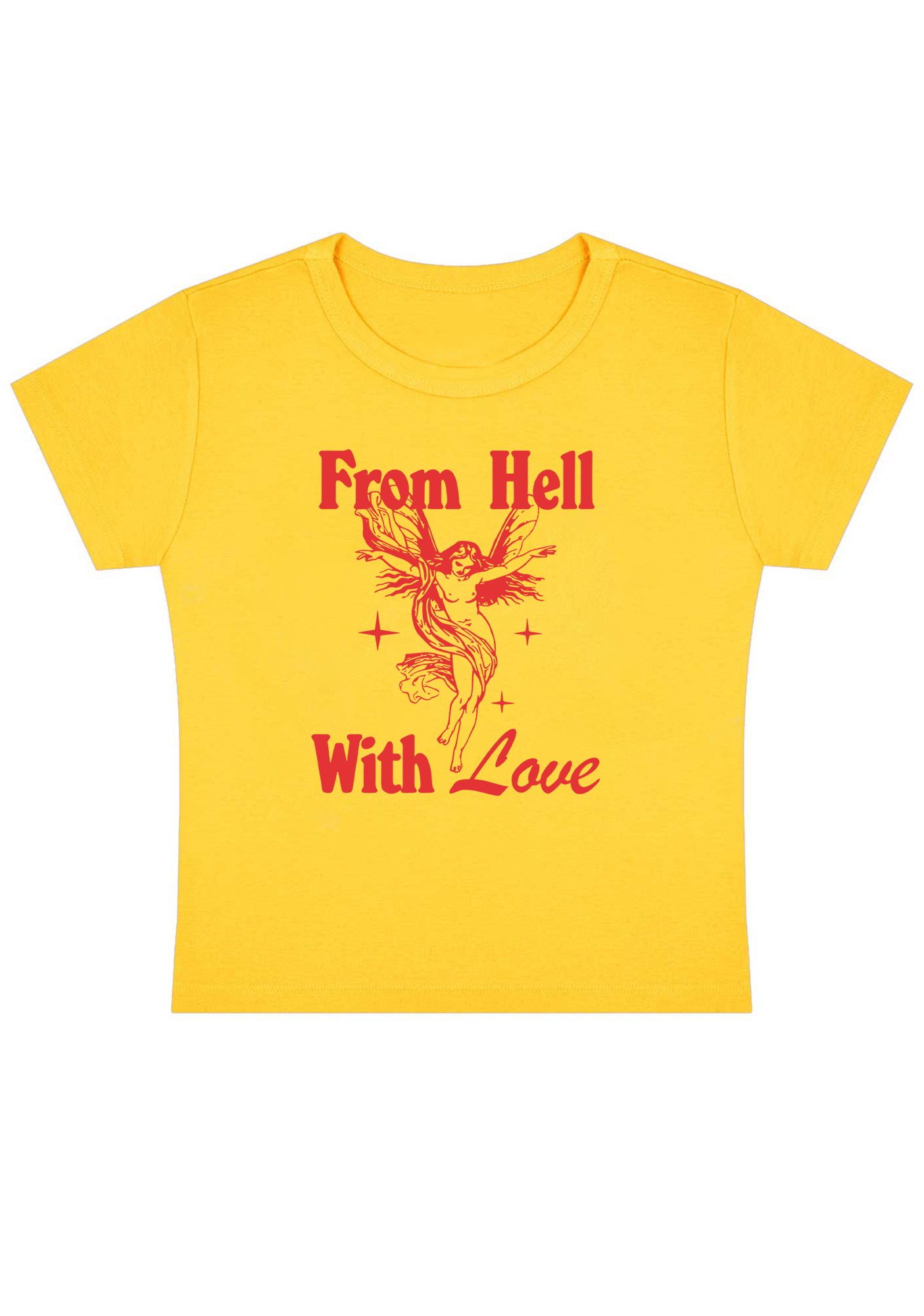 From Hell With Love Y2K Baby Tee