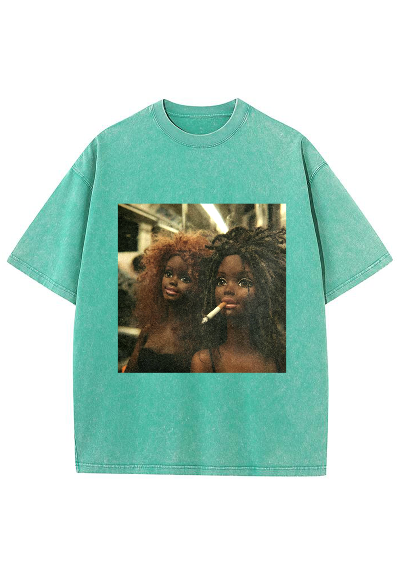 Subway Barbie Dolls Retro Washed Tee