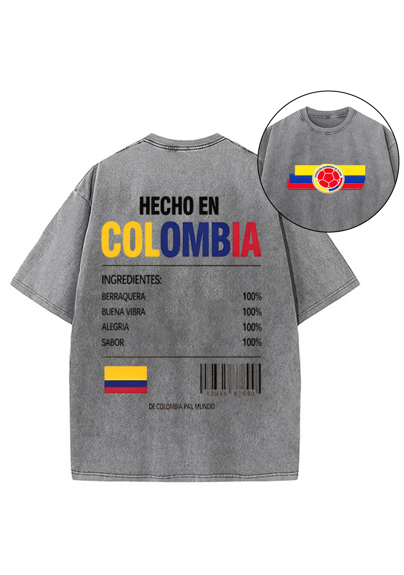 Hecho En Colombia Washed Tee