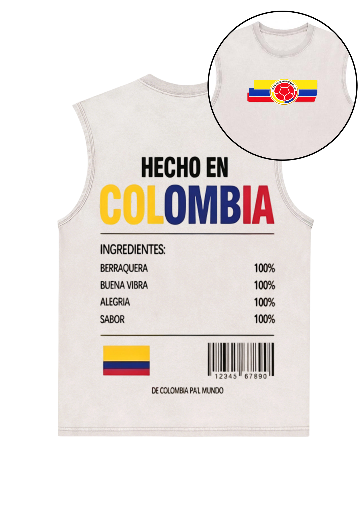 [Copy]Hecho En Colombia Washed Tank