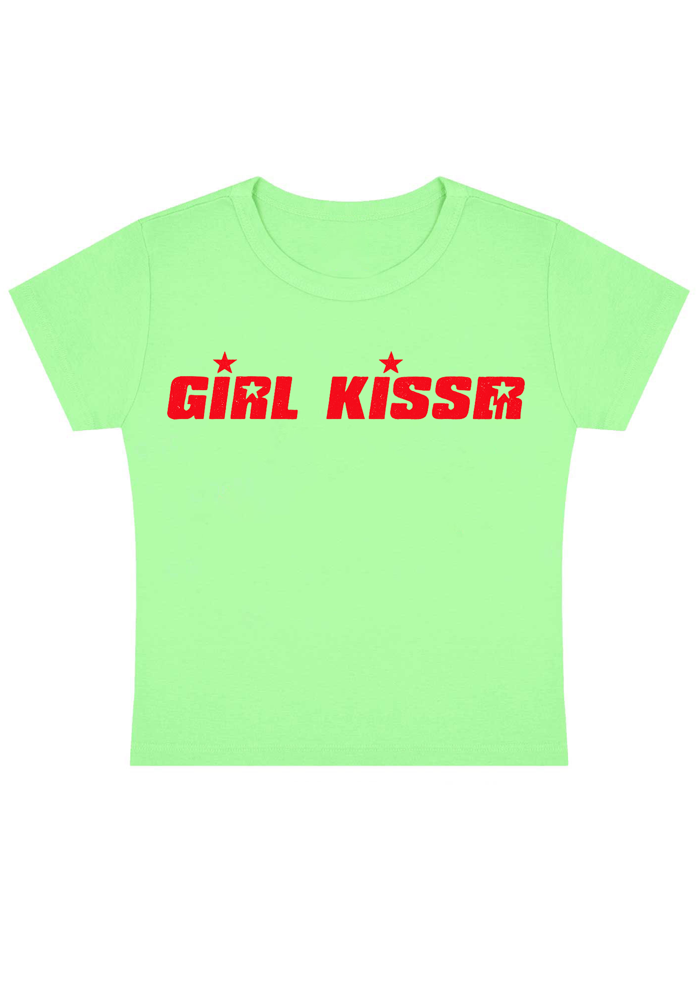 Girl Kisser Y2K Baby Tee