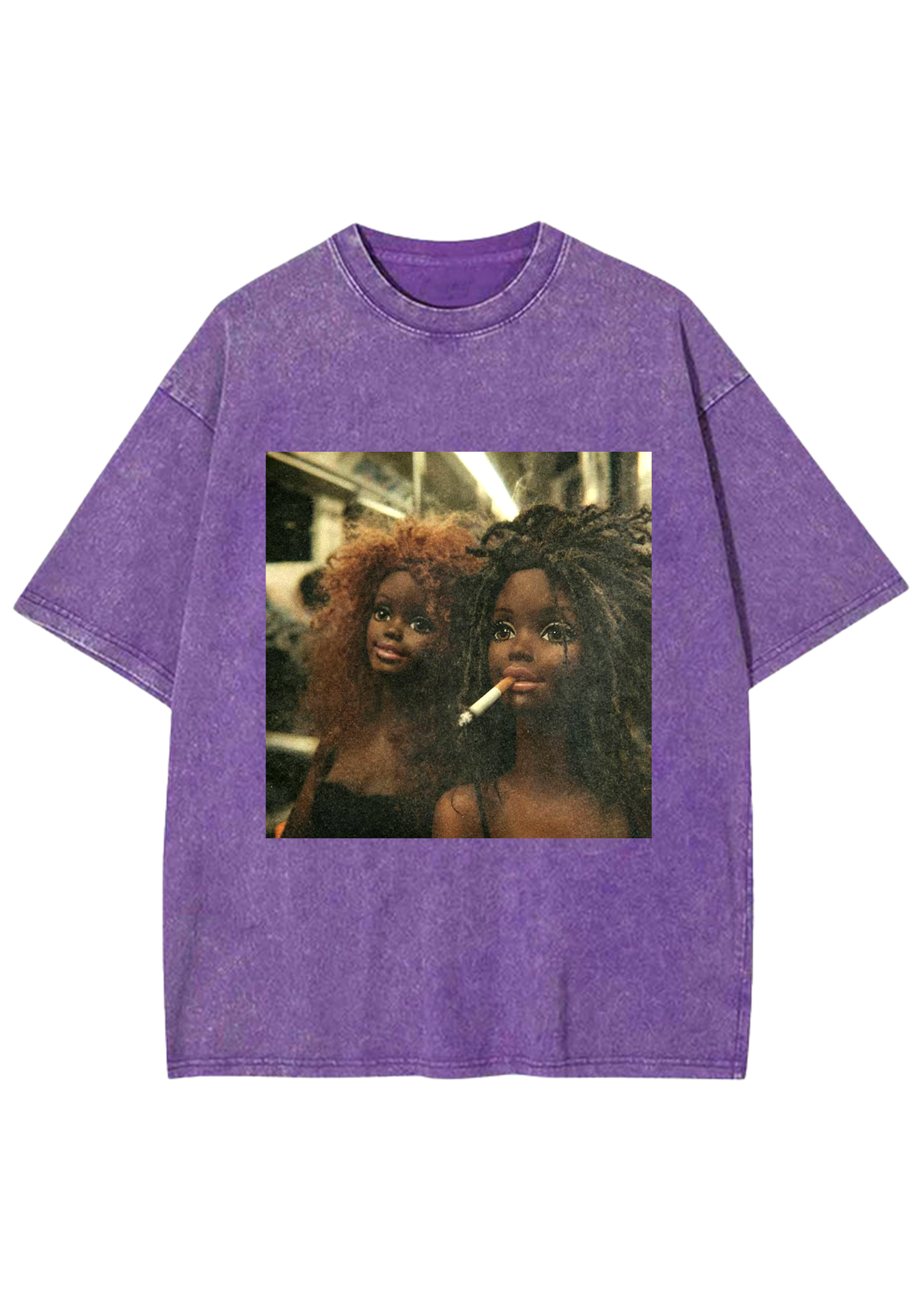 Subway Barbie Dolls Retro Washed Tee