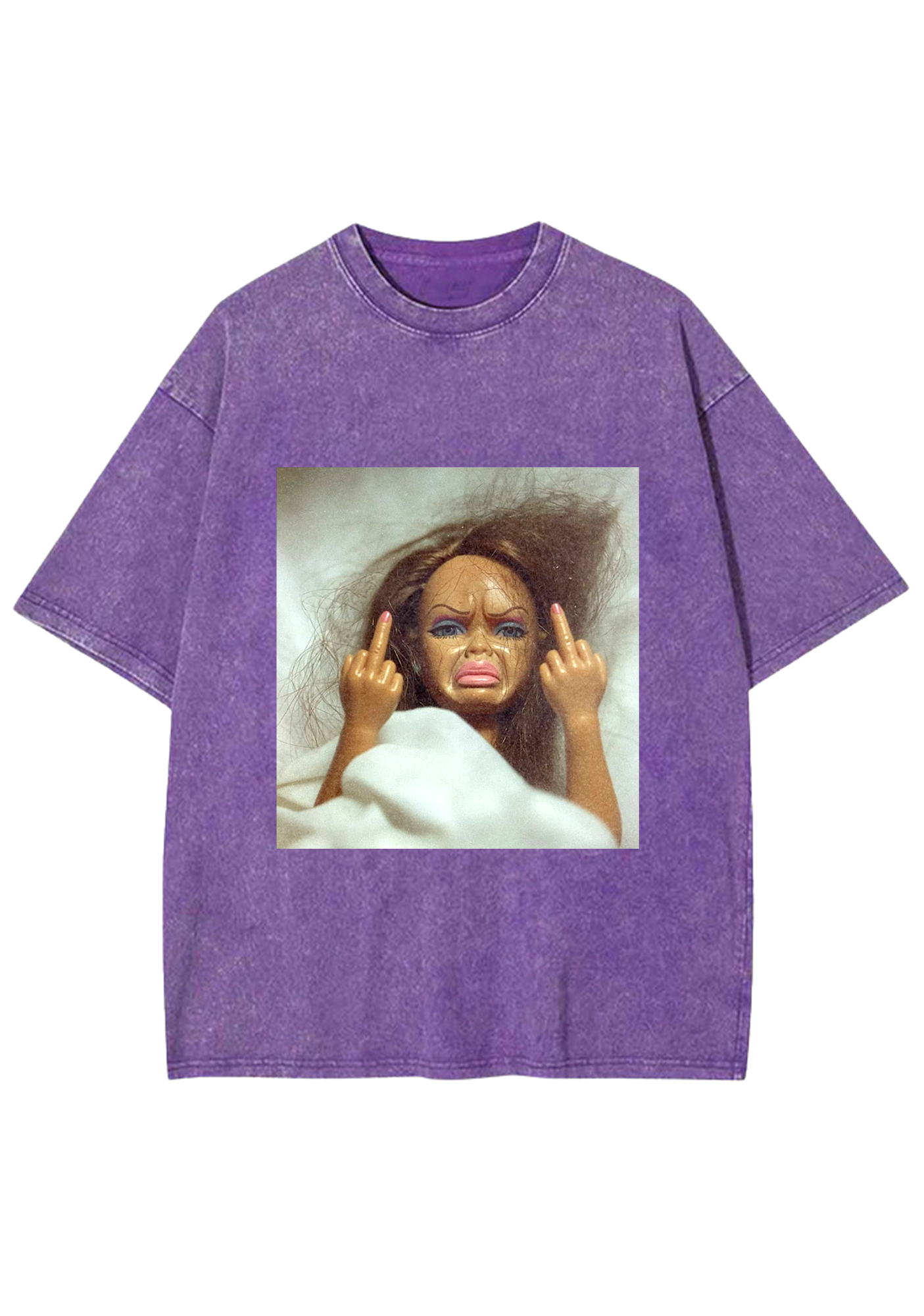 Vintage Grunge Bed Head Barbie Attitude Y2K Washed Tee
