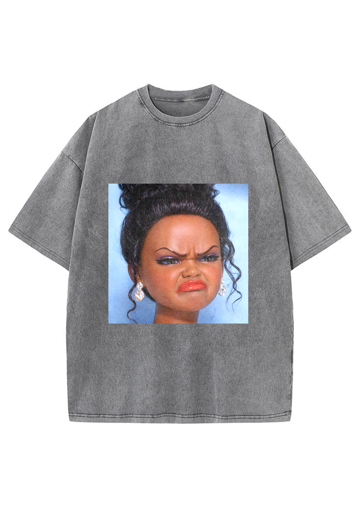 Quirky Unimpressed Barbie Washed Tee