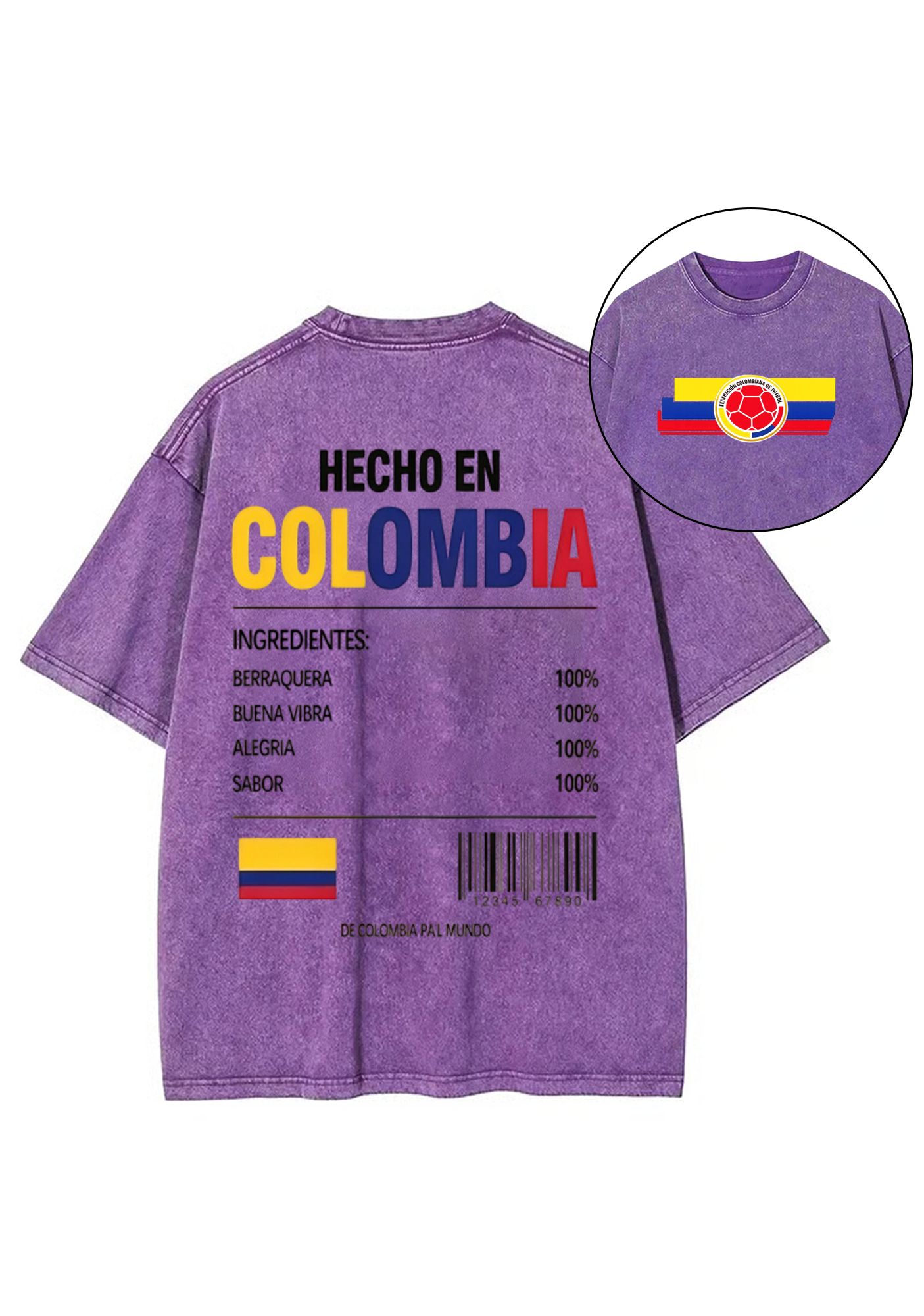 Hecho En Colombia Washed Tee