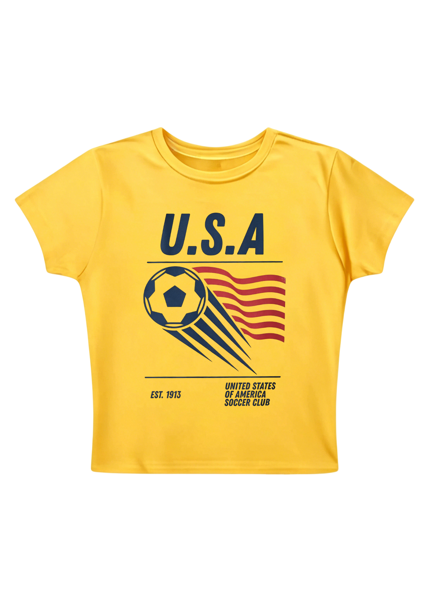 USA Soccer Club Y2K Baby Tee