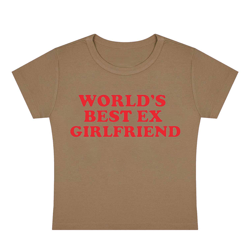World's Best Ex Girlfriend Y2k Baby Tee