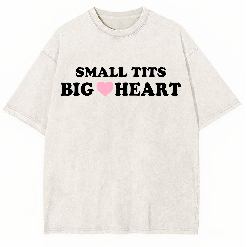 Small Txxs Big Heart Y2K Washed Tee