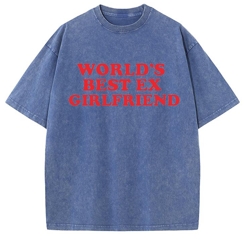 World's Best Ex Girlfriend Y2K Washed Tee