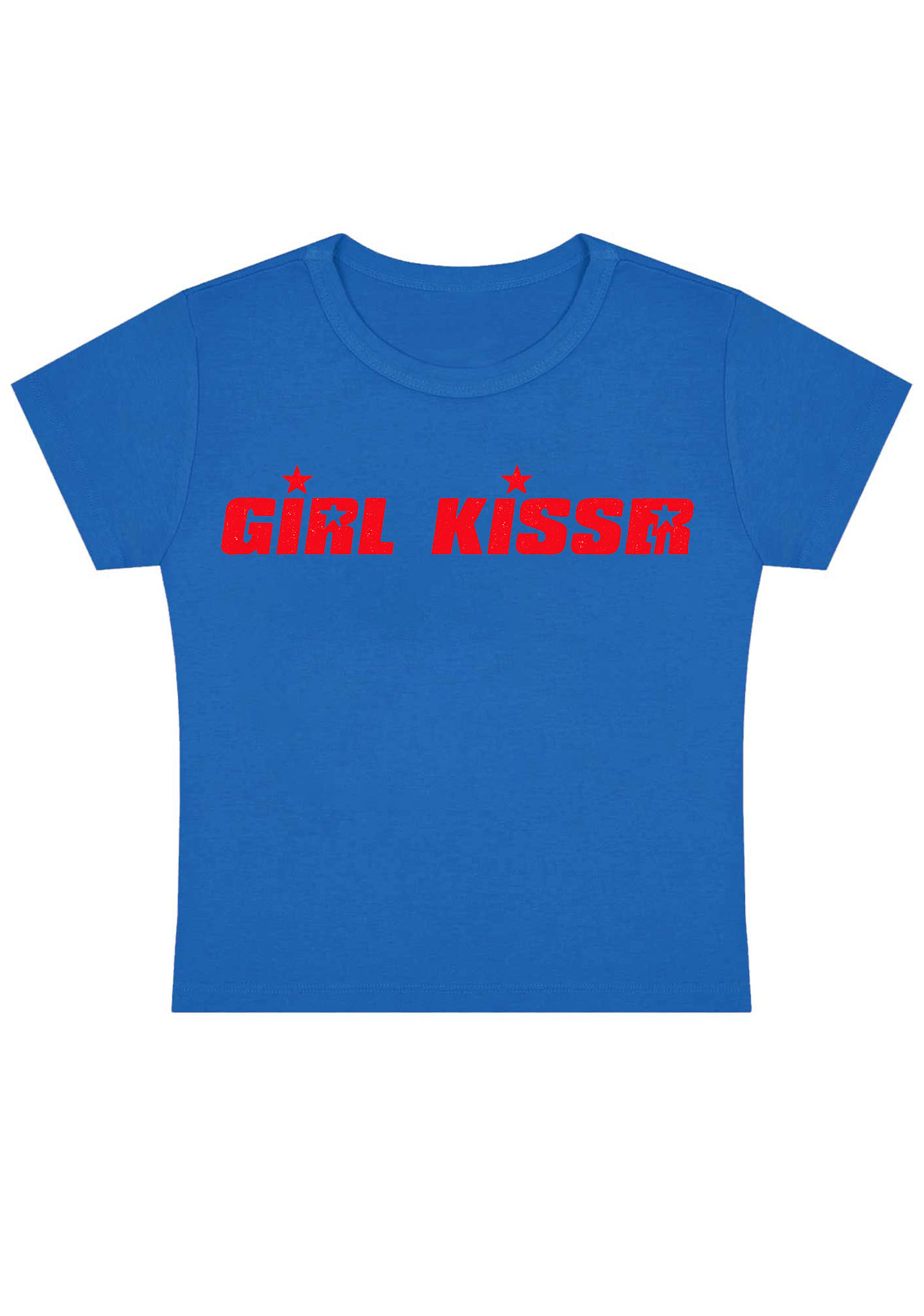 Girl Kisser Y2K Baby Tee