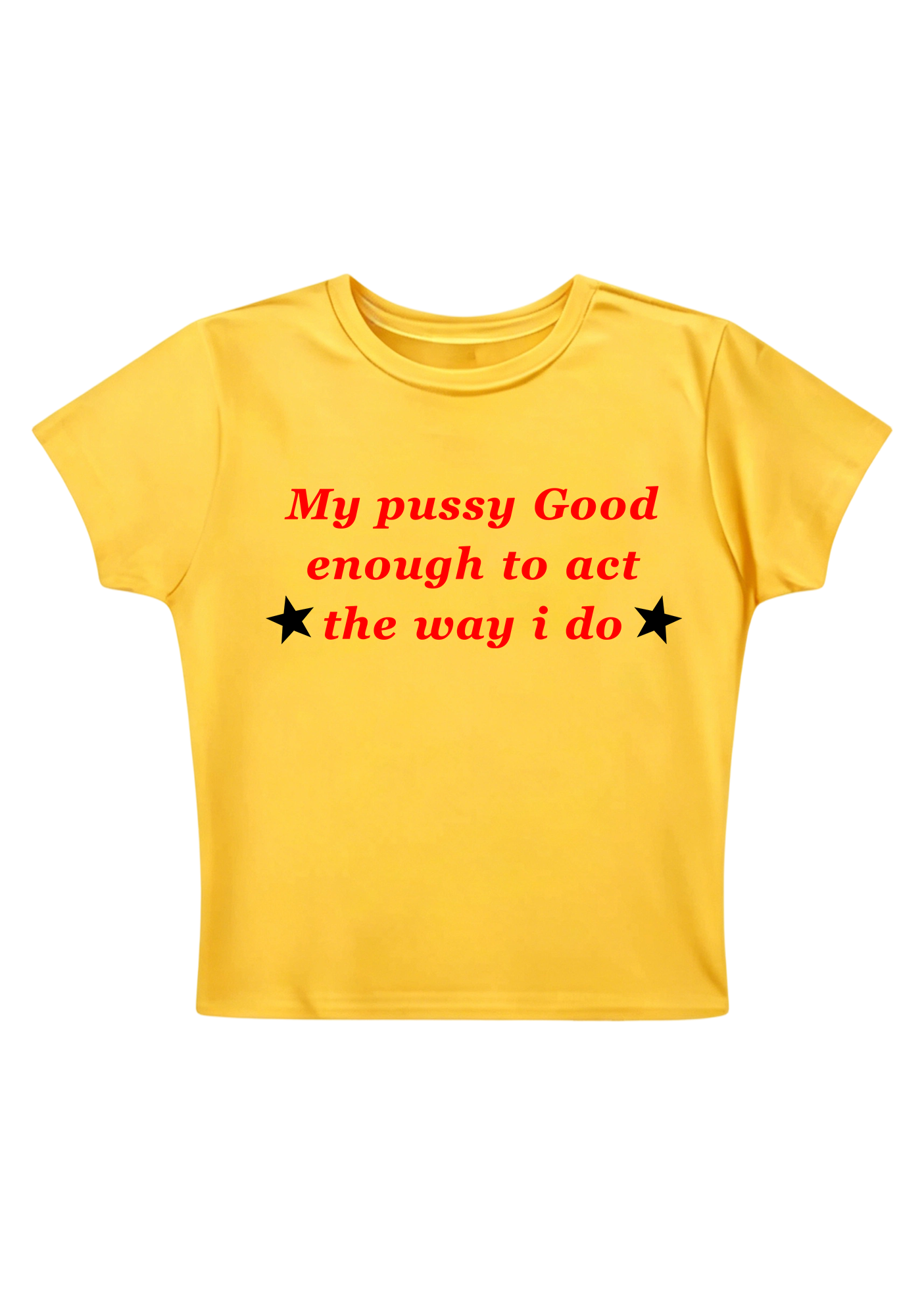 My PXXsy Good Enough Y2K Baby Tee