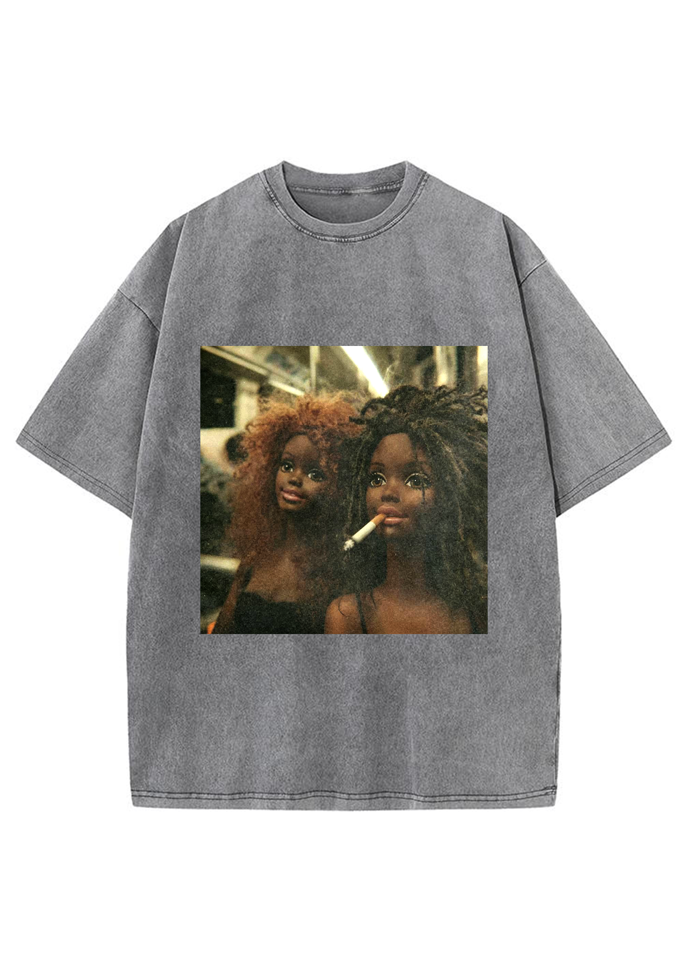 Subway Barbie Dolls Retro Washed Tee