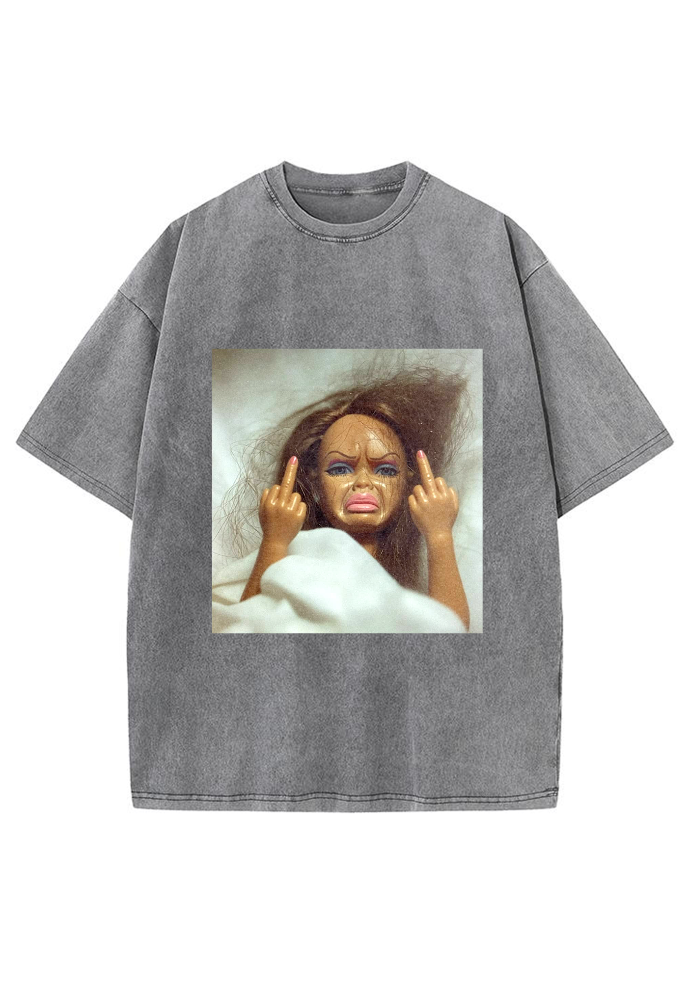 Vintage Grunge Bed Head Barbie Attitude Y2K Washed Tee