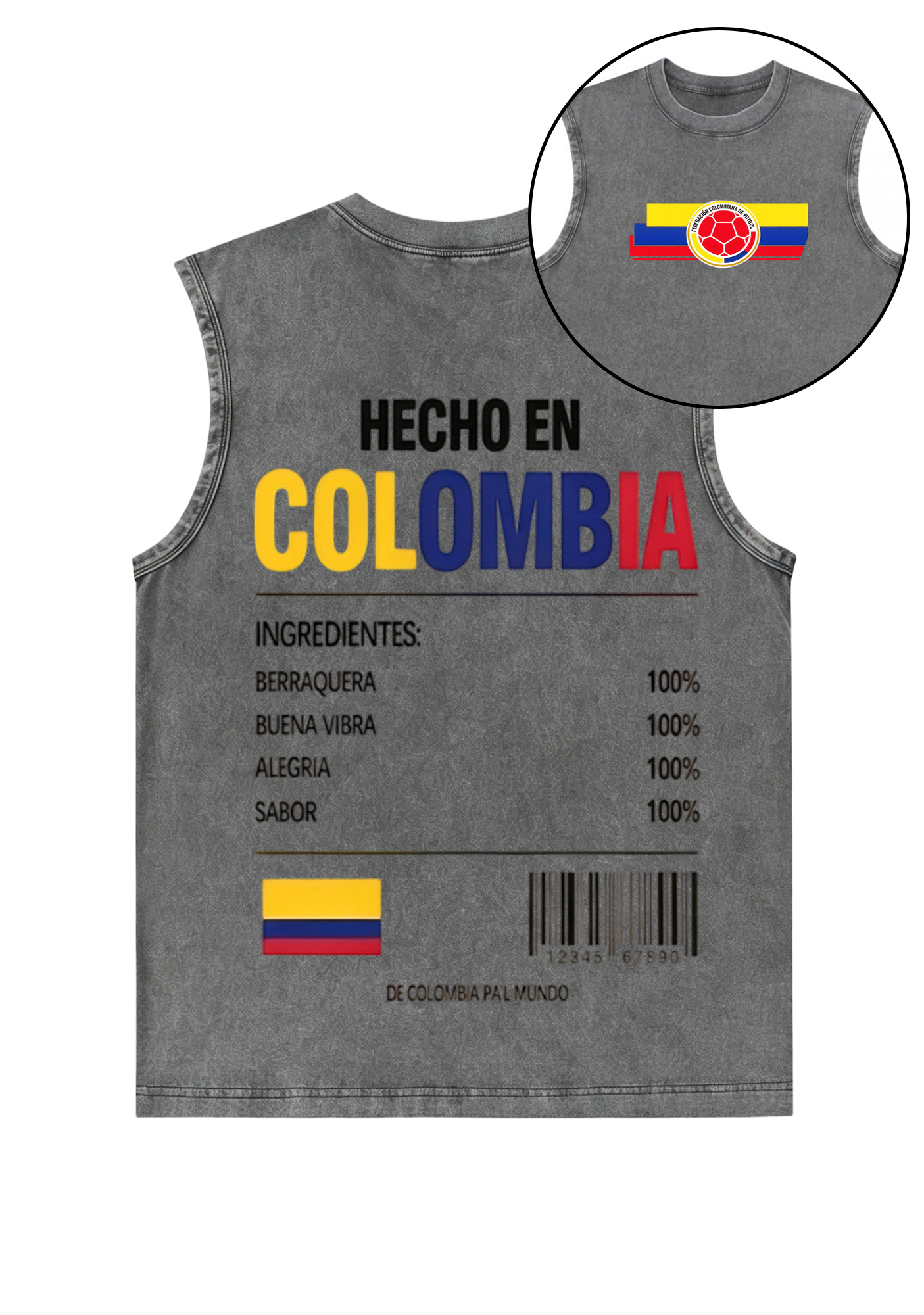 [Copy]Hecho En Colombia Washed Tank