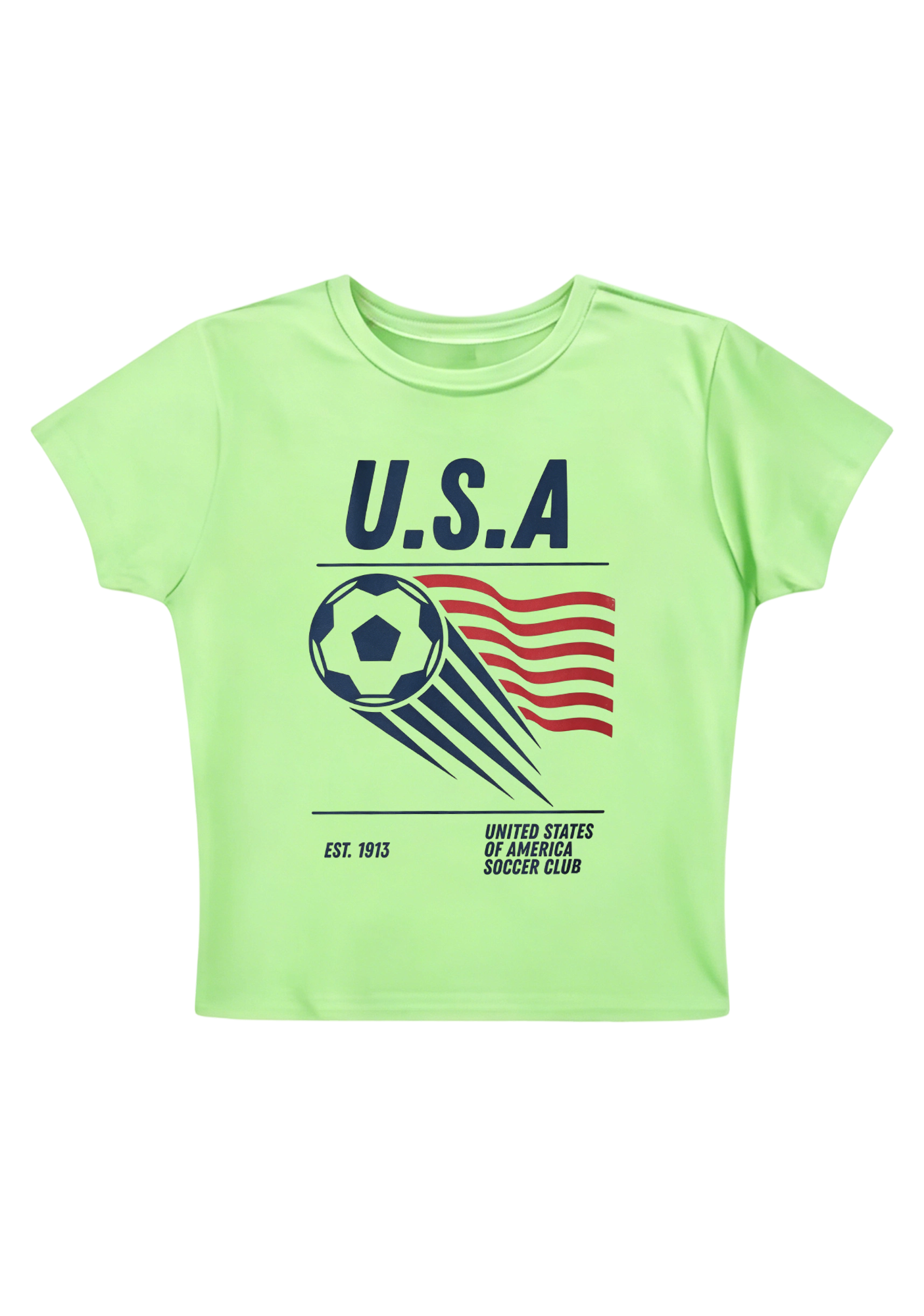USA Soccer Club Y2K Baby Tee