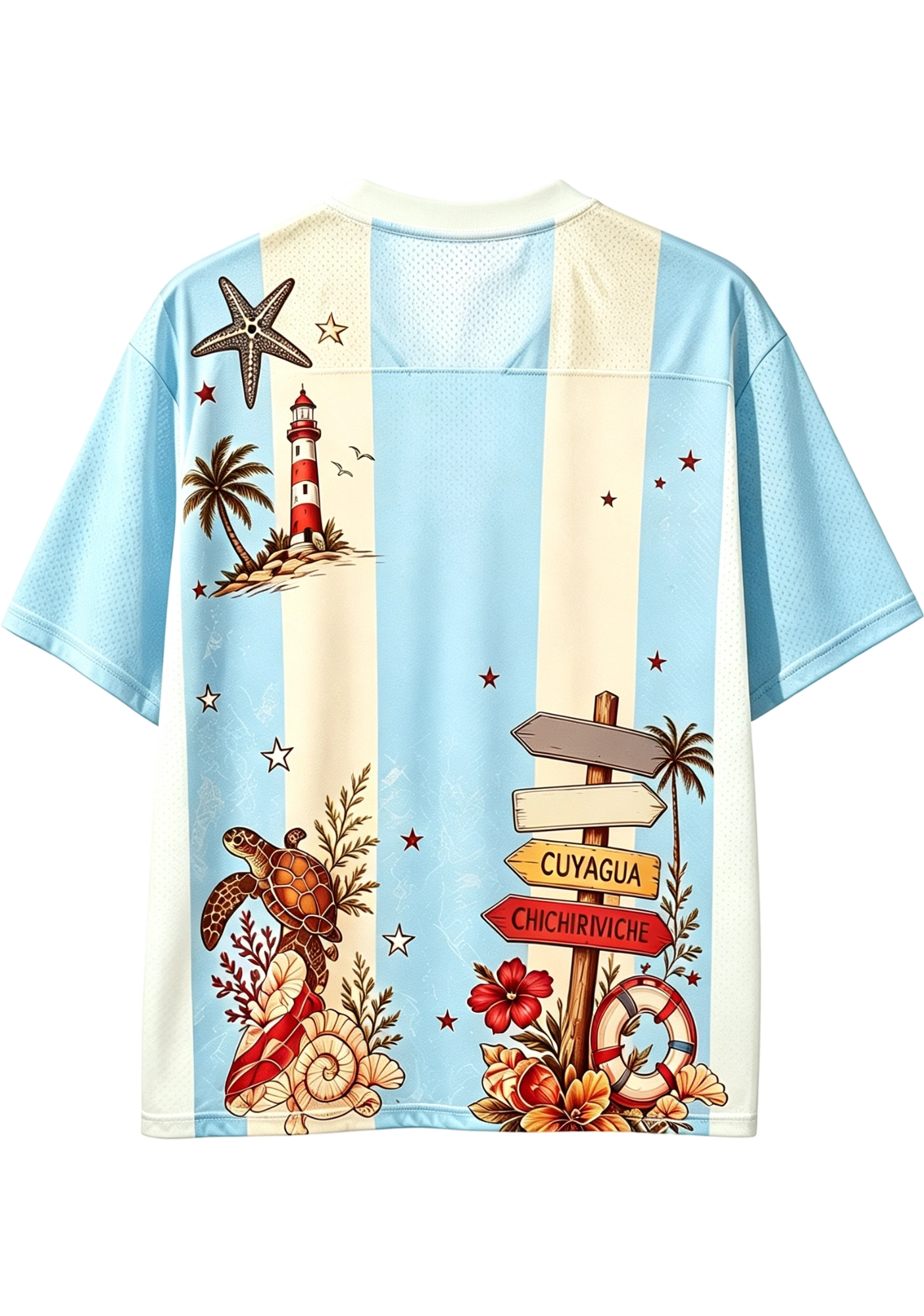 Venezuela Island Heritage Mesh Jersey Shirt