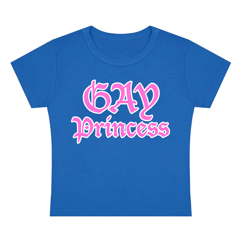 Gay Princess Y2k Baby Tee
