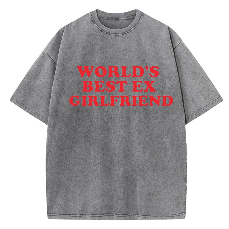 World's Best Ex Girlfriend Y2K Washed Tee