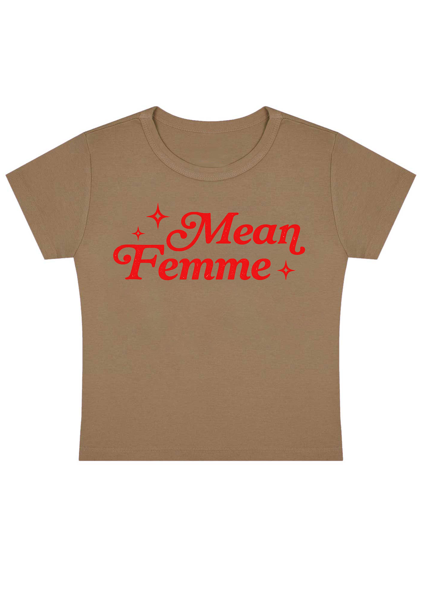 Mean Femme Y2K Baby Tee