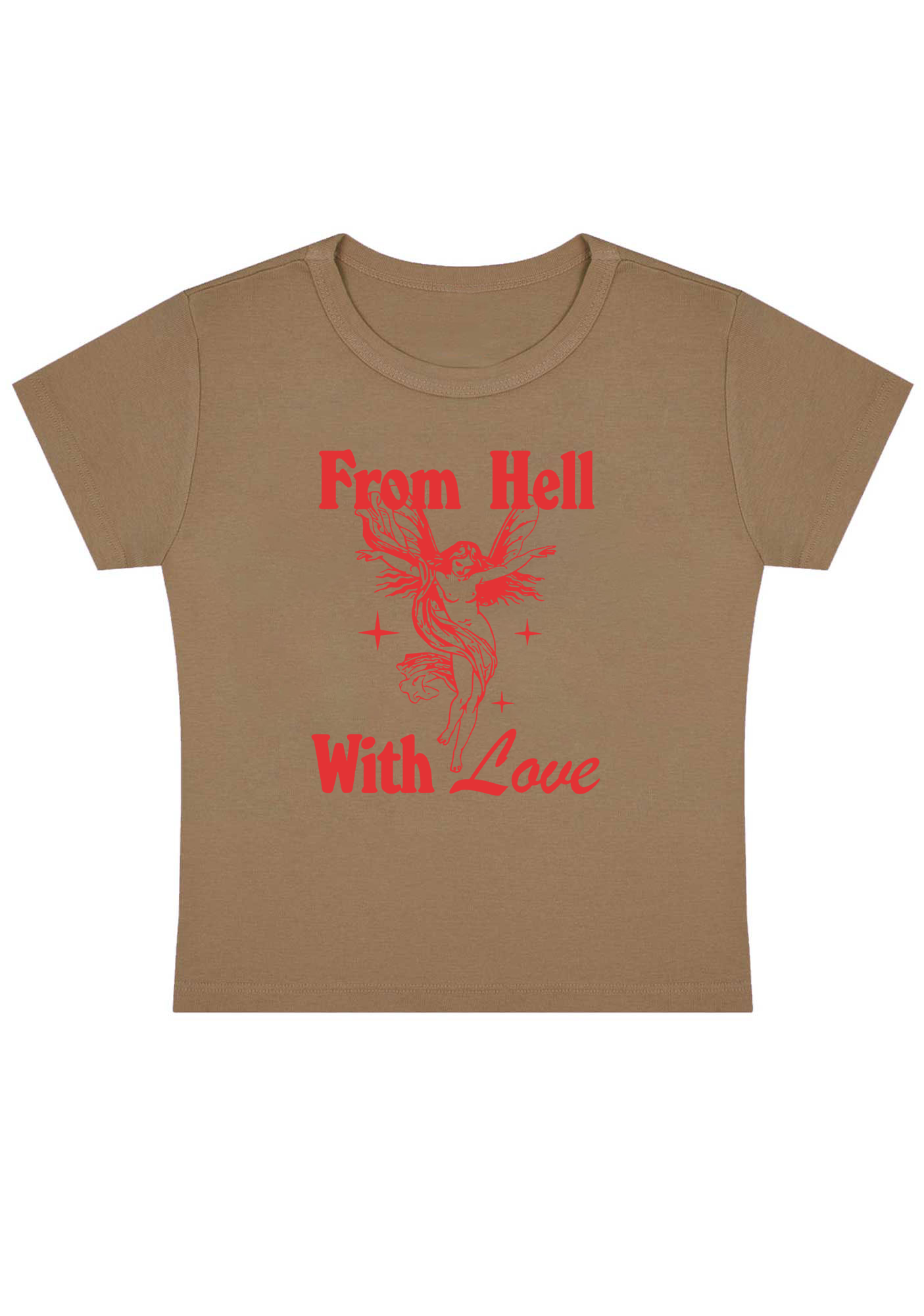 From Hell With Love Y2K Baby Tee