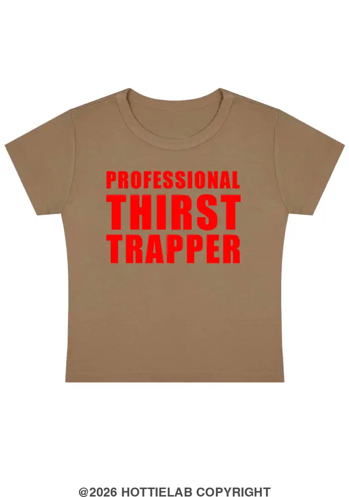 Professional Thirst Trapper Y2k Baby Tee