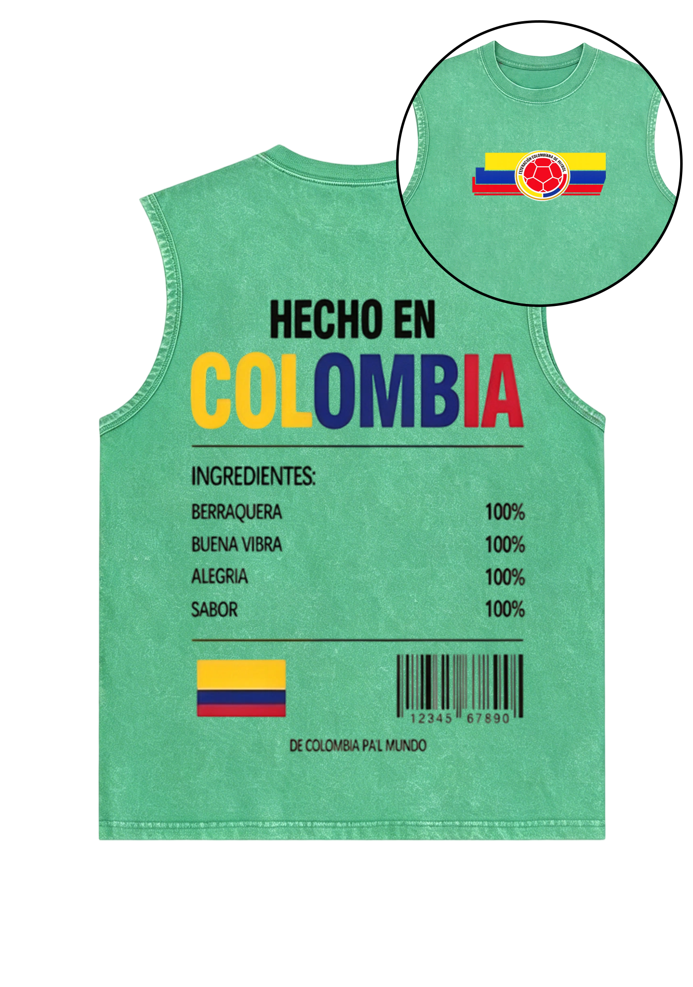 [Copy]Hecho En Colombia Washed Tank